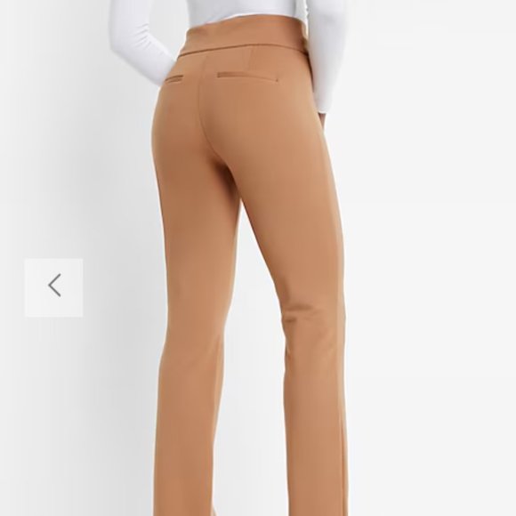 NWT Express Columnist High Waisted Front Vent Straight Pant - Picture 3 of 4